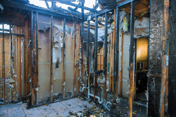 Professional Soot Cleanup technician working in Country Homes, WA